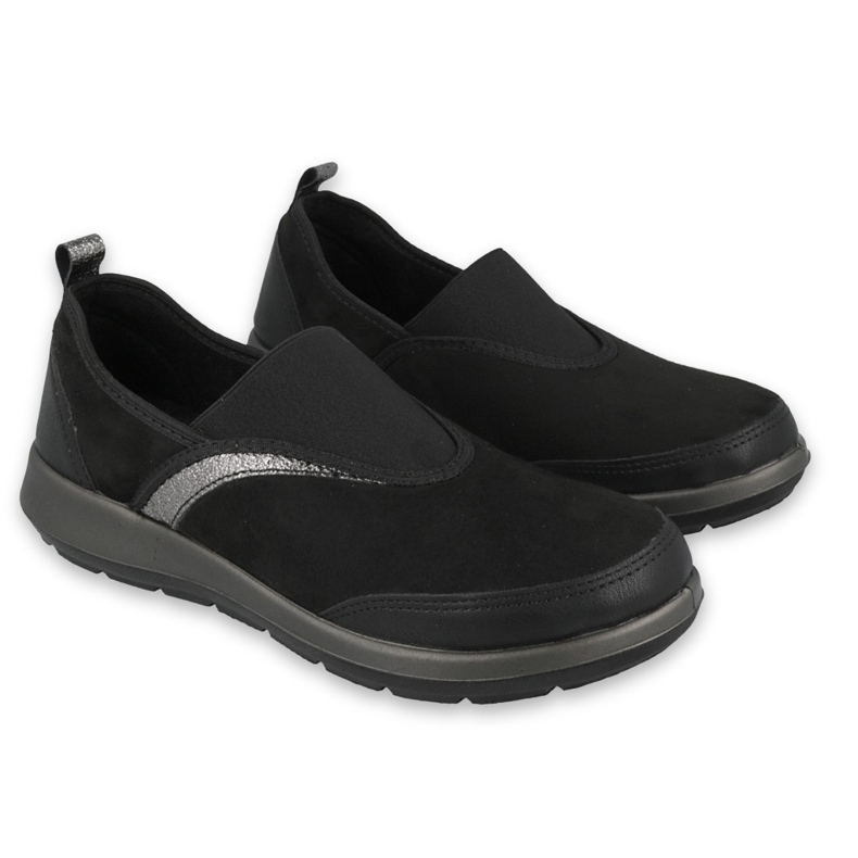 Dámské boty Befado 156D006 černá stříbrný 5