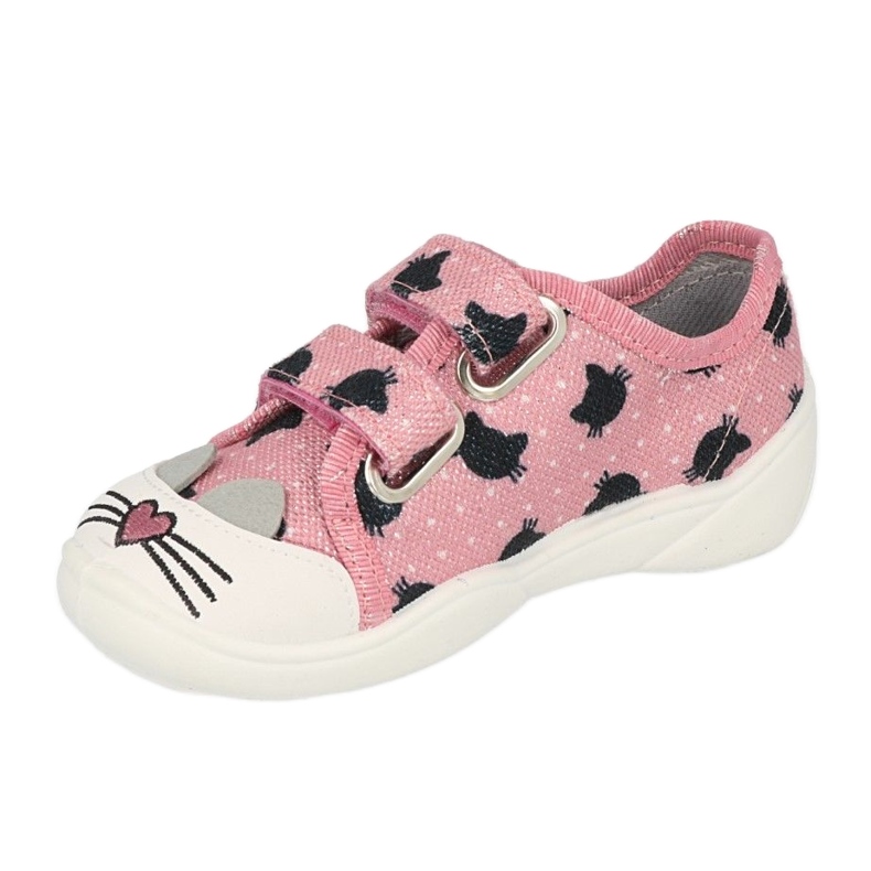 Dětské boty Befado 907P150 CATS černý růžový stříbro 1