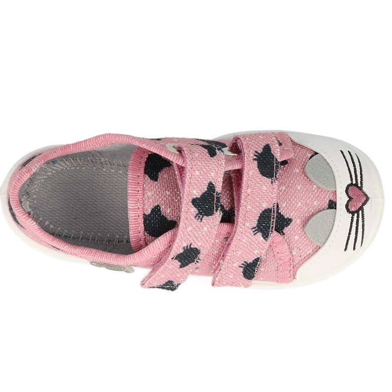 Dětské boty Befado 907P150 CATS černý růžový stříbro 3
