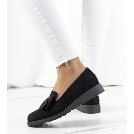 Černé boty na klínku Poolse černá 1