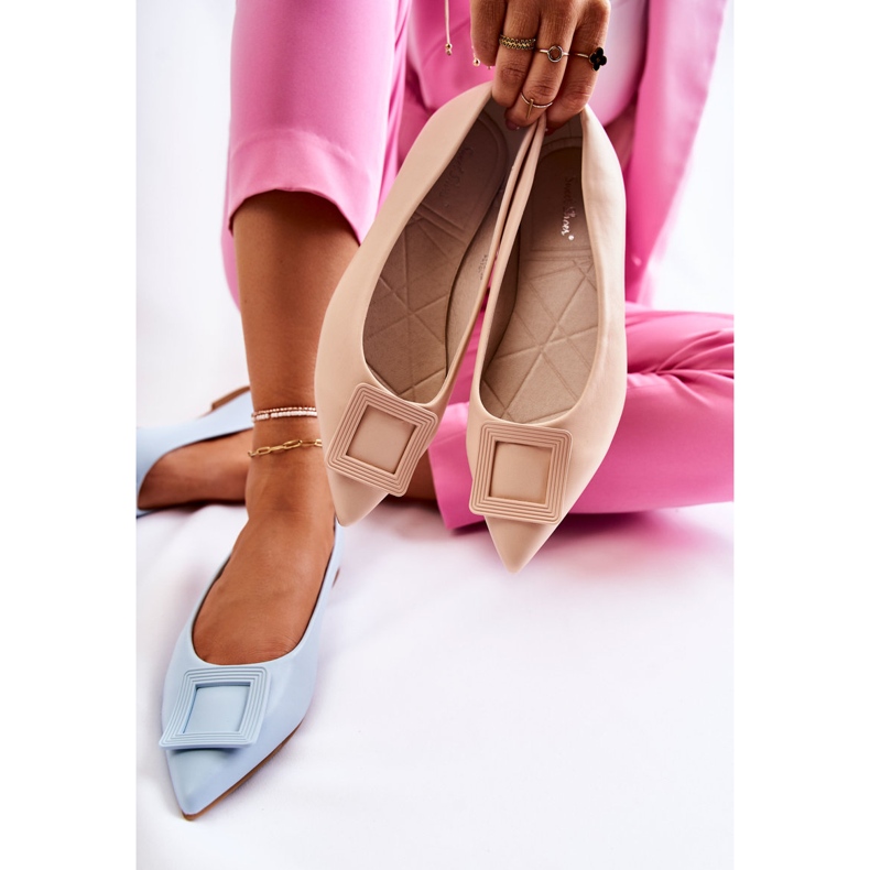 WS1 Balerína S Ornamentem V Béžové Simone Spitz béžový 2