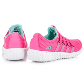 American Club Textilní sportovní obuv růžový 1