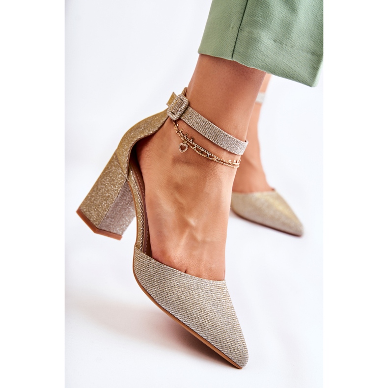 WS1 Lesklé lodičky Na Zlatém Amira Baru zlatý 1