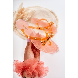 Dámské gumové žabky Orange Monise oranžový 1