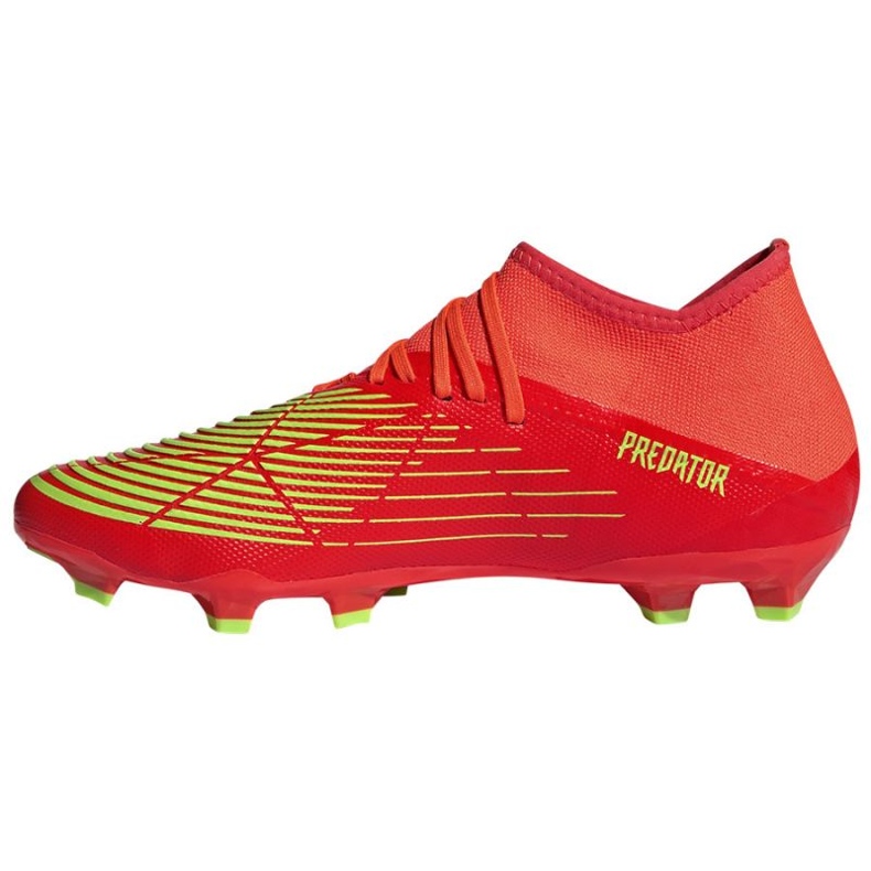 Boty Adidas Predator Edge.3 Fg M GW1005 červený pomeranče a červené 1