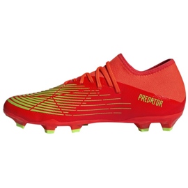 Boty Adidas Predator Edge.3 L Fg M GW0994 červené pomeranče a červené 1