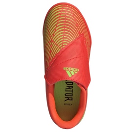 Boty Adidas Predator Edge.4 V Tf Jr GV8480 červený pomeranče a červené 2