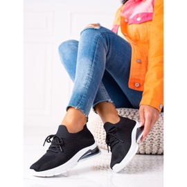 SHELOVET Pohodlné fitness boty černá 1 SHELOVET Pohodlné fitness boty černá 1