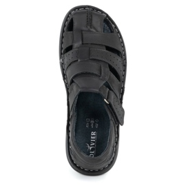 Olivier Černé pánské sandály 467 černá 6
