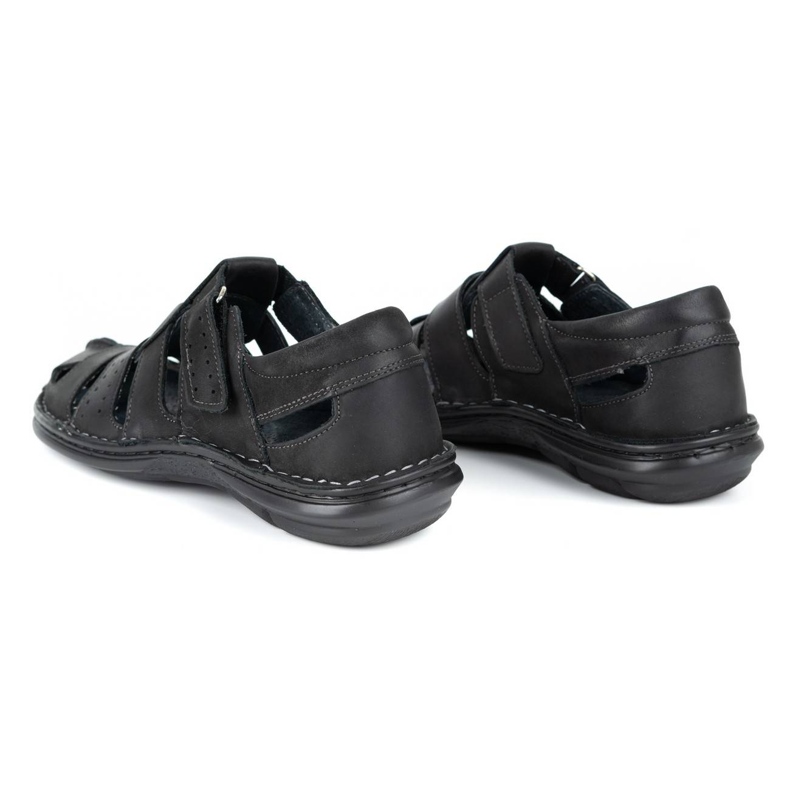 Olivier Černé pánské sandály 467 černá 5