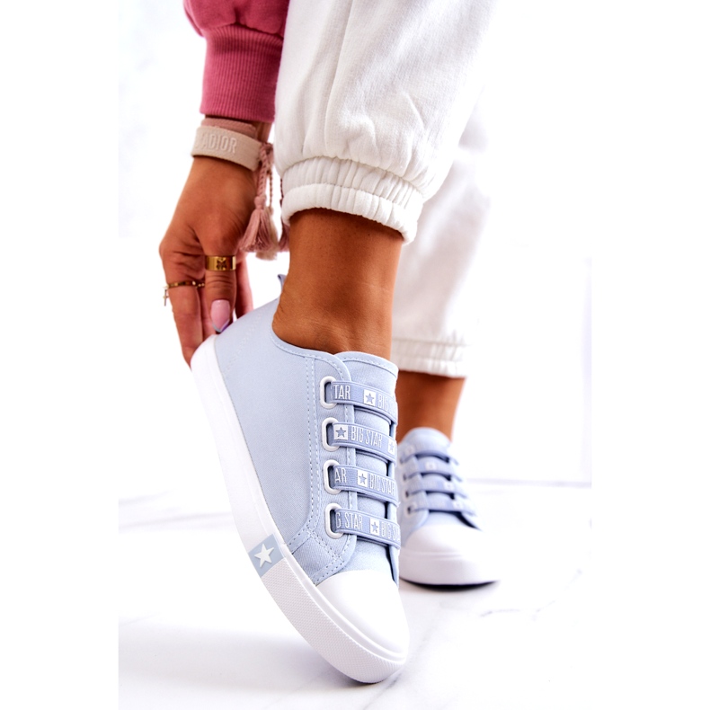 Dámské tenisky Big Star HH274095 Modré modrý 4