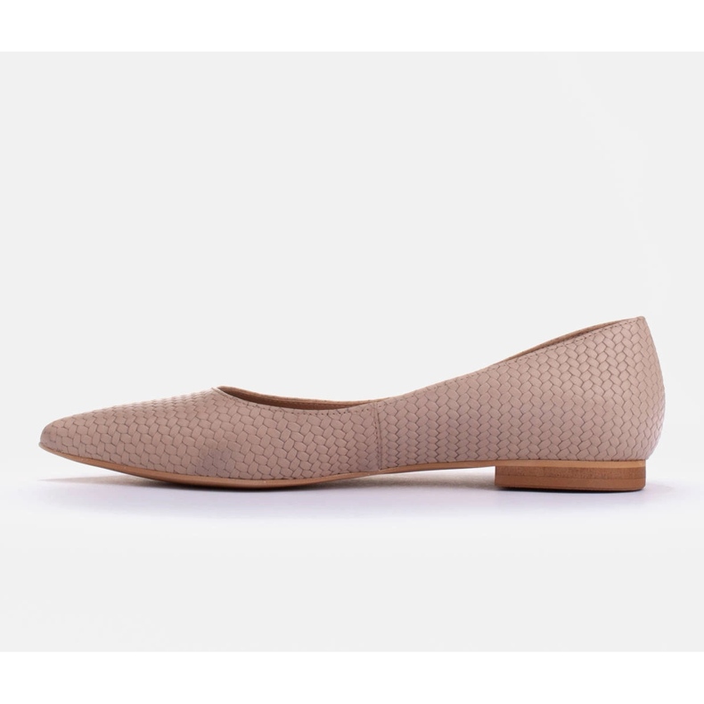 Marco Shoes Subtilní balerínky béžový 2