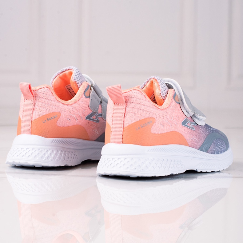 Dětská sportovní obuv Shelovet se zapínáním na suchý zip oranžově šedá oranžový 1