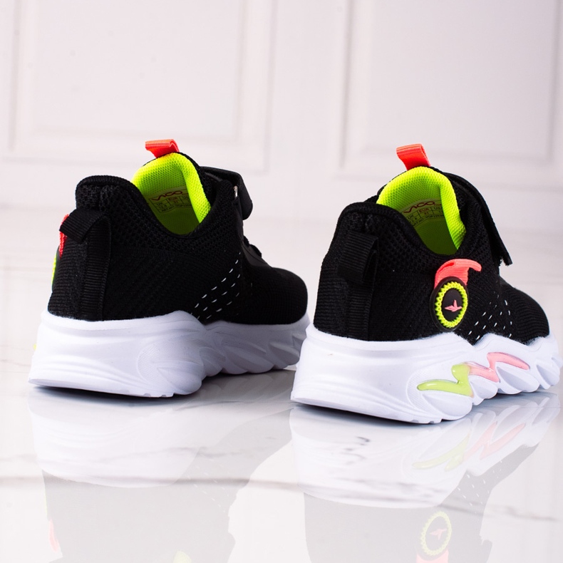 Sportovní dívčí tenisky Vico šedé černá 1 Sportovní dívčí tenisky Vico šedé černá 1