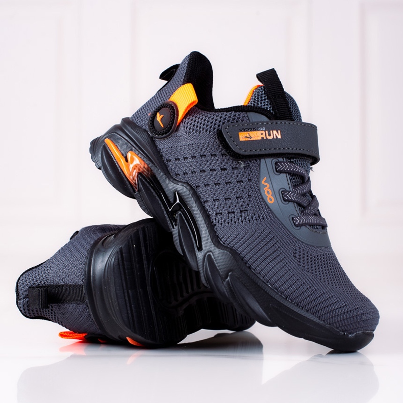 Sportovní chlapecké tenisky Vico šedé šedá 1