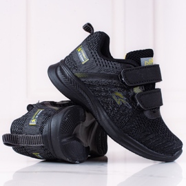 Chlapecké tenisky Shelovet šedočerné látky černá šedá 1