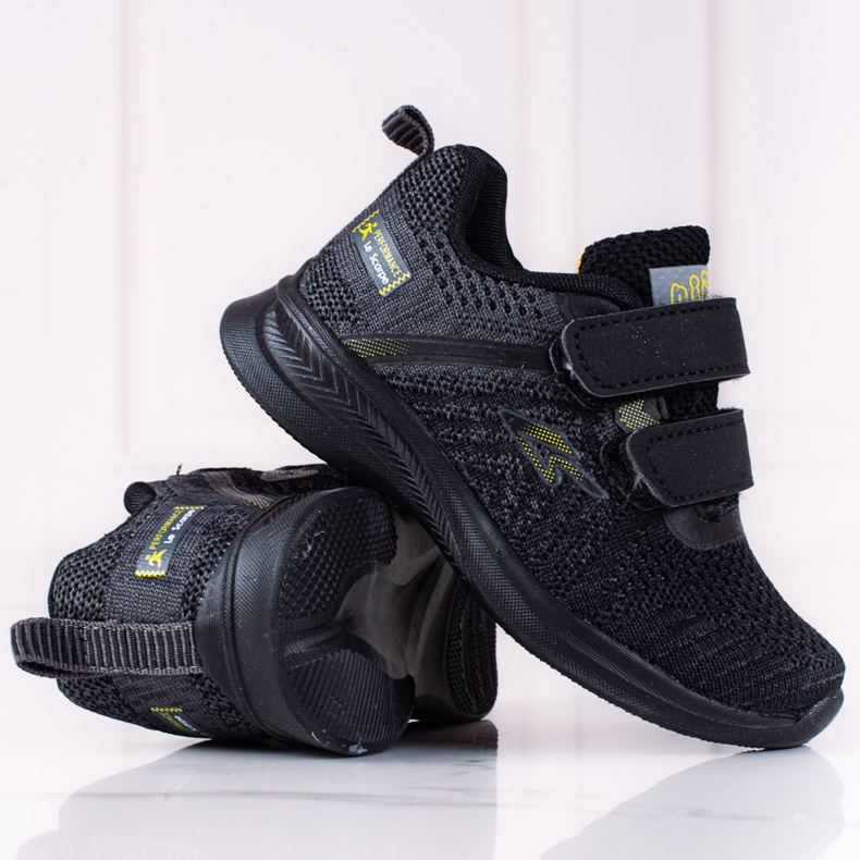 Chlapecké tenisky Shelovet šedočerné látky černá šedá 1