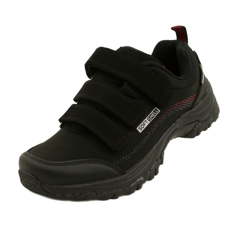 American Club Softshellová sportovní obuv na suchý zip American WT52/22 Black černý 5