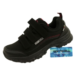 American Club Softshellová sportovní obuv na suchý zip American WT52/22 Black černý 6