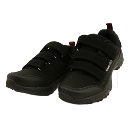 American Club Softshellová sportovní obuv na suchý zip American WT52/22 Black černý 2