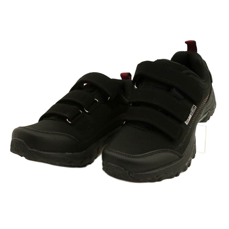 American Club Softshellová sportovní obuv na suchý zip American WT52/22 Black černý 2