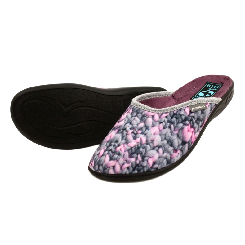 Adanex Pantofle s motivem Aloe Vera 27769 šedá 3