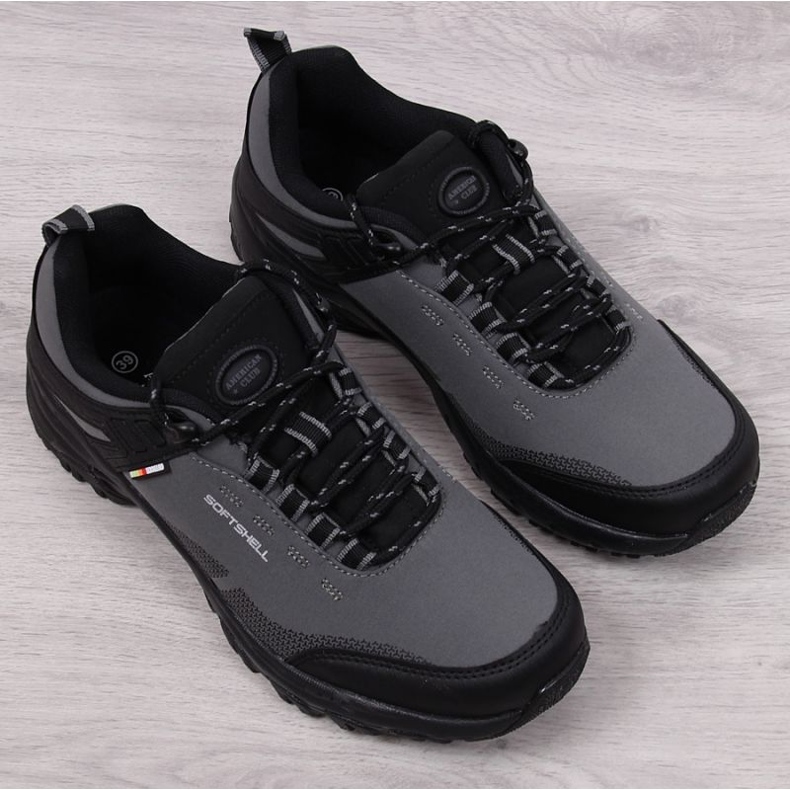 Trekové boty American Club W AM901B šedé šedá 2