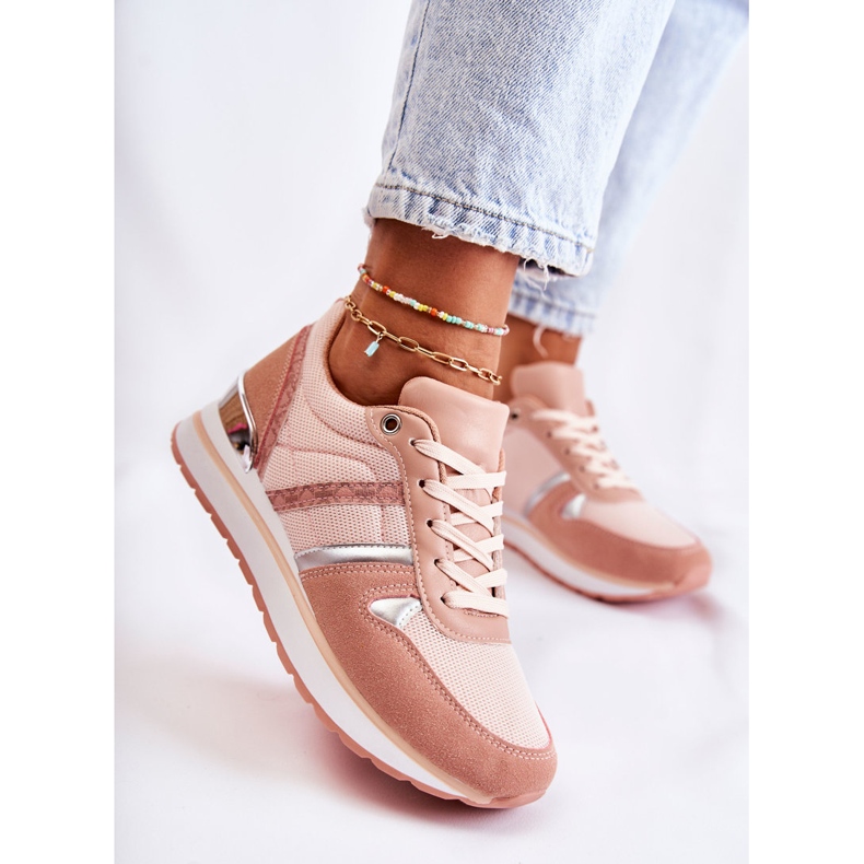 PG1 Klasické dámské sportovní boty růžové Elenes růžový 1