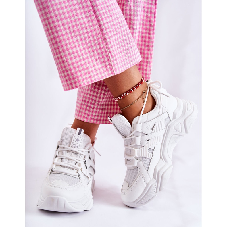 PE1 Dámská sportovní obuv Sneakers White Daren bílý 1