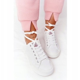 Big Star Dámské ekologické kožené tenisky Cross Jeans HH2R4001C bílé bílý 1