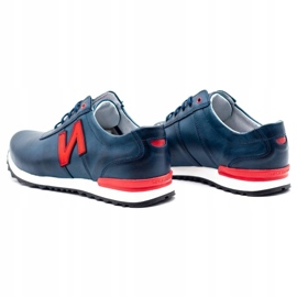 Joker Pánská obuv pro volný čas 301J tmavě modrá červené námořnická modrá 5