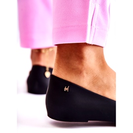 PH1 Dámské gumové baleríny Mašle Černá Fergie černý 2