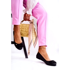 PH1 Dámské gumové baleríny Mašle Černá Fergie 3