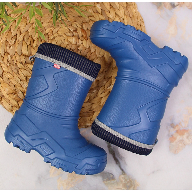 Dětské galoše Grenade Befado s odnímatelným oteplovačem námořnická modrá 2