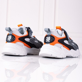 Chlapecké tenisky Shelovet na silné šedé platformě šedá vícebarevný 2