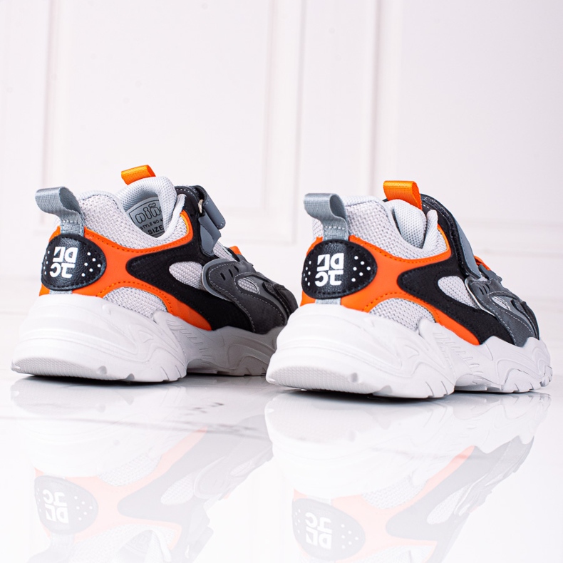 Chlapecké tenisky Shelovet na silné šedé platformě šedá vícebarevný 2