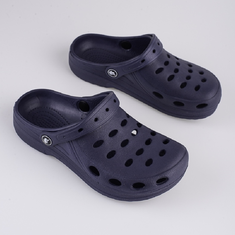 Chlapecké pantofle Shelovet navy blue light modrý 1