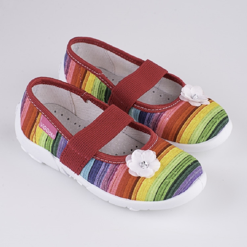 Dívčí pantofle Viggami dekorace Ilona vícebarevný 1