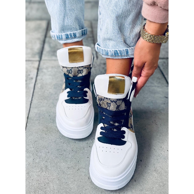 Vysoké tenisky Axel Navy bílý vícebarevný 1