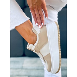 Dámské tenisky Dhara Beige béžový bílý 1