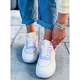 Dámské tenisky Dhara Yellow bílý modrý růžový vícebarevný žlutá 1