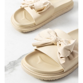 Béžové dámské pantofle Embley béžový 1 Béžové dámské pantofle Embley béžový 1