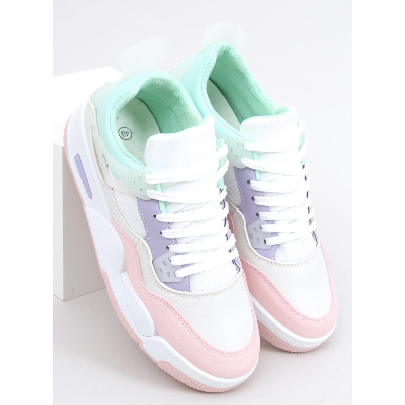 Inika Multi Beige tenisky bílý fialový růžový vícebarevný zelená 2