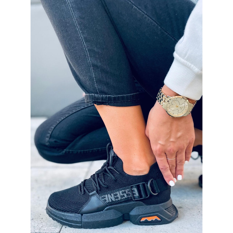 Sportovní boty Hiral Black ponožky černá 1