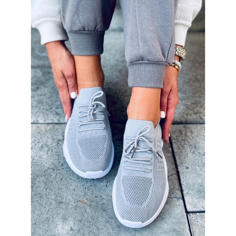 Šedé ponožky Yetto vícebarevný šedá 1