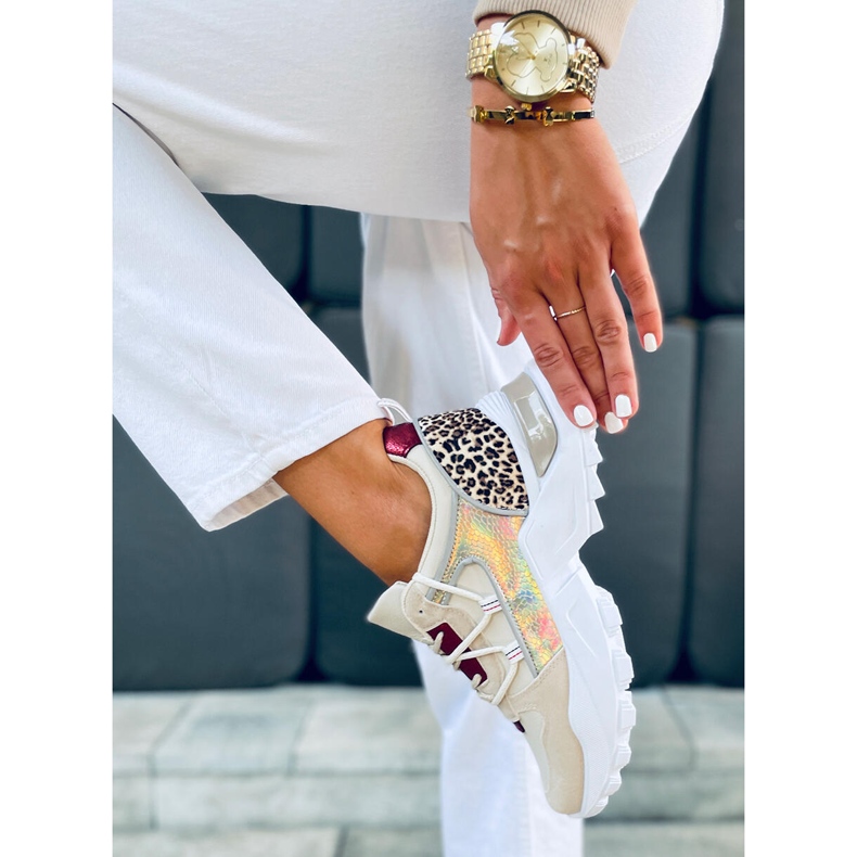 Trenéři Ebba Gold béžový červené vícebarevný zlatý 1 Trenéři Ebba Gold béžový červené vícebarevný zlatý 1