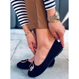 BM Dámské baleríny Gauri Black černý 1