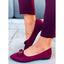 Dámské baleríny Janya Wine Red červený vícebarevný 1