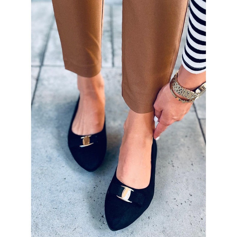 Dámské baleríny Janya Black černý 1