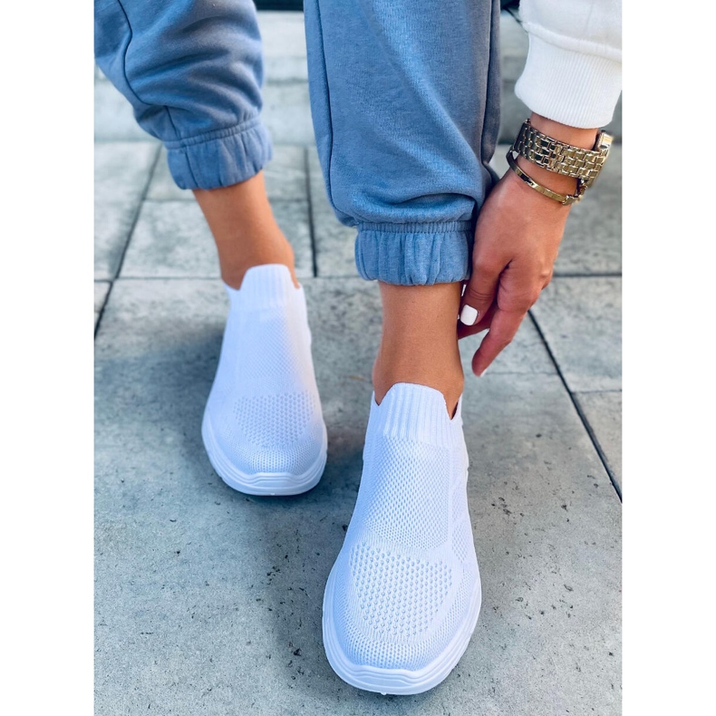 Sportovní boty Vien White ponožky bílý 1